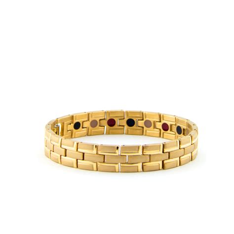 gold bracelet with minus sign|BZQH.